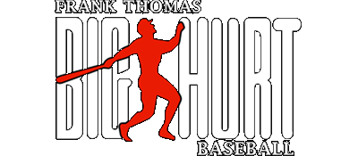 Frank Thomas Big Hurt Baseball logo for Super Nintendo